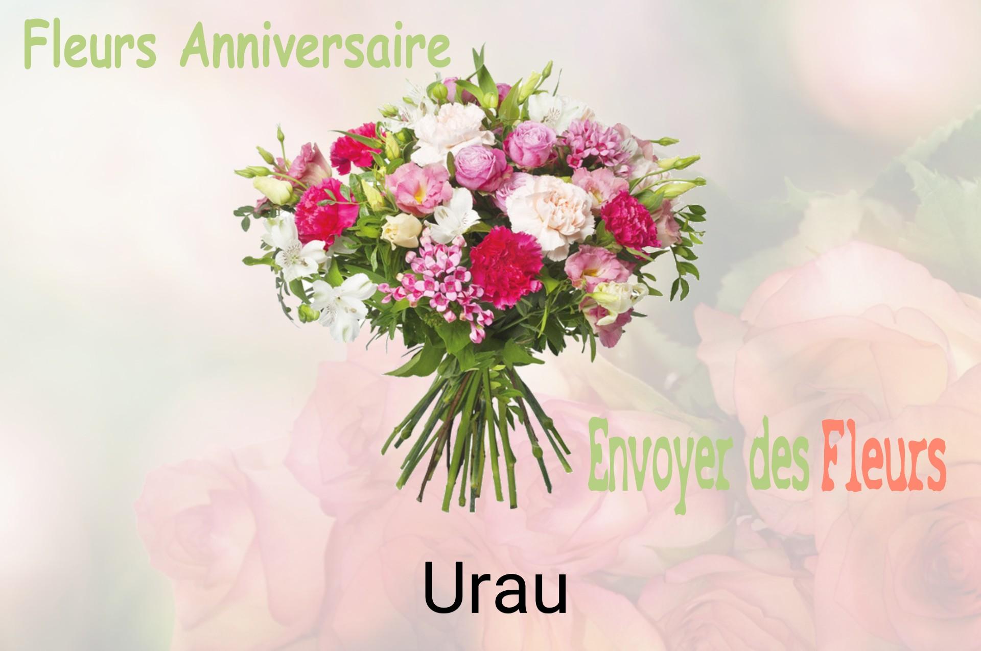 Bouquet de fleurs d’anniversaire livré à Urau